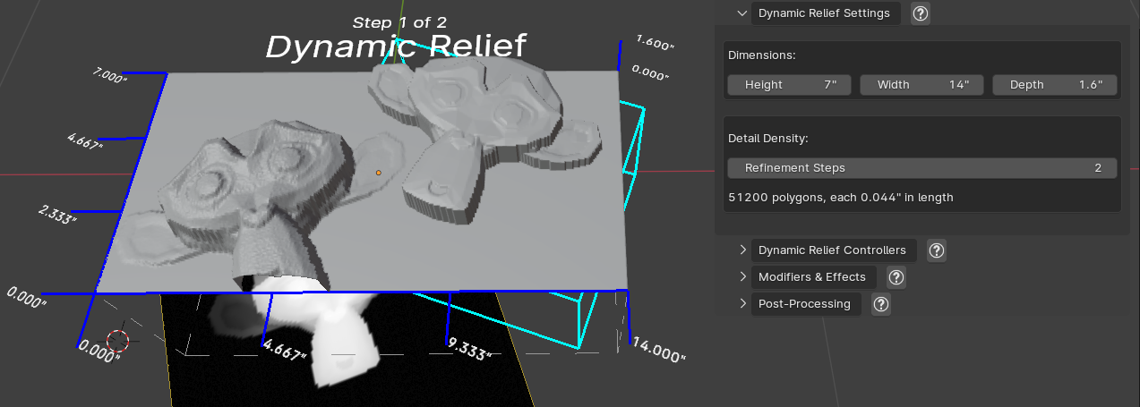 Dynamic Relief Settings