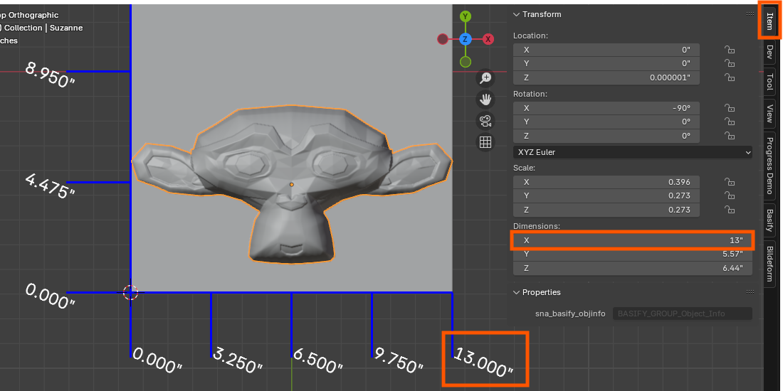 Exact sizing of Mesh